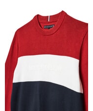 TOMMY HILFIGER TH Cotton crew neck sweater rwb colorblock - Child T-shirt - 3
