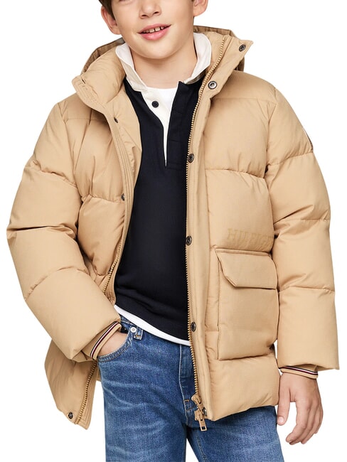 TH KIDS Hooded jacket classic khaki - Baby Jackets