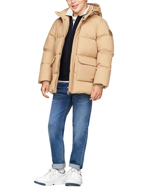 TH KIDS Hooded jacket classic khaki - Baby Jackets