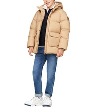TOMMY HILFIGER TH KIDS Hooded jacket classic khaki - Baby Jackets - 4