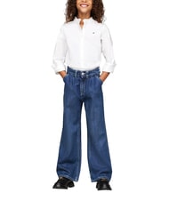 TOMMY HILFIGER TH Jeans darkusedlyocell - Children's trousers - 4