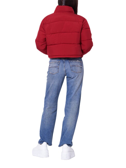 TH JEANS Short down jacket regatta red - Women's down jackets