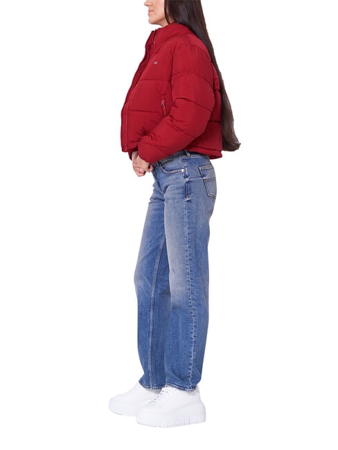 TH JEANS Short down jacket regatta red - Women's down jackets