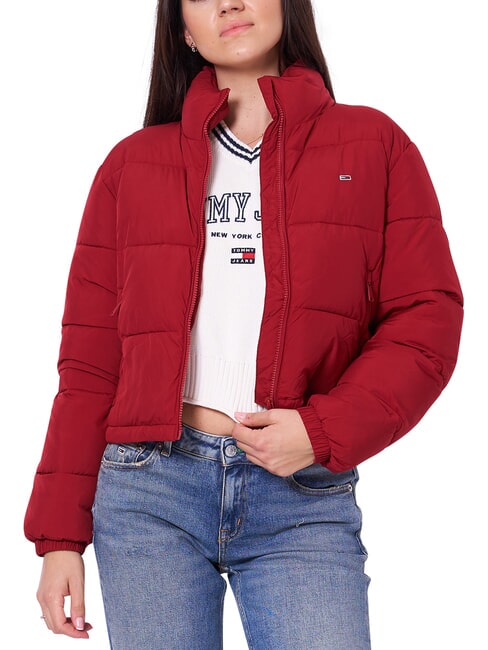 TH JEANS Short down jacket regatta red - Women's down jackets