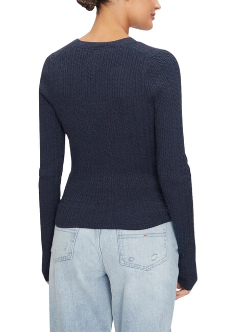 TH JEANS Long-sleeved cardigan dark night navy melange - Women's Sweaters