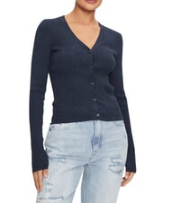 TOMMY HILFIGER TH JEANS Long-sleeved cardigan dark night navy melange - Women's Sweaters - 4
