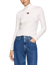 TOMMY HILFIGER TH JEANS Long-sleeved T-shirt ancient white - T-shirt - 4