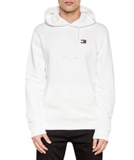 TOMMY HILFIGER TH JEANS Cotton hoodie ancient white - Sweatshirts - 2