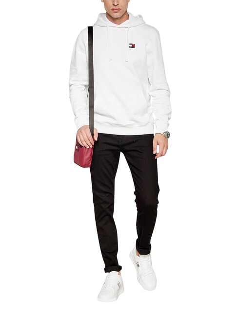 TH JEANS Cotton hoodie ancient white - Sweatshirts