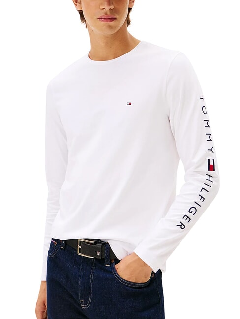 TH Long-sleeved T-shirt white - Men's Sweaters