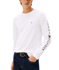 TOMMY HILFIGER TH Long-sleeved T-shirt white - Men's Sweaters - 4
