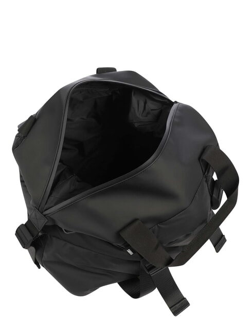 PUFFER MIX WEEKEND Duffel bag with shoulder strap black - Duffle bags