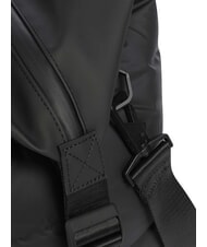 RAINS PUFFER MIX WEEKEND Duffel bag with shoulder strap black - Duffle bags - 5