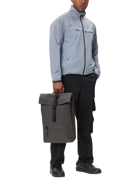 ROLLTOP RUCKSACK Large waterproof backpack grey - Backpacks & School and Leisure