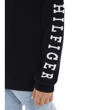 TOMMY HILFIGER TH Crew neck cotton sweater desert sky - Children's Sweaters - 5