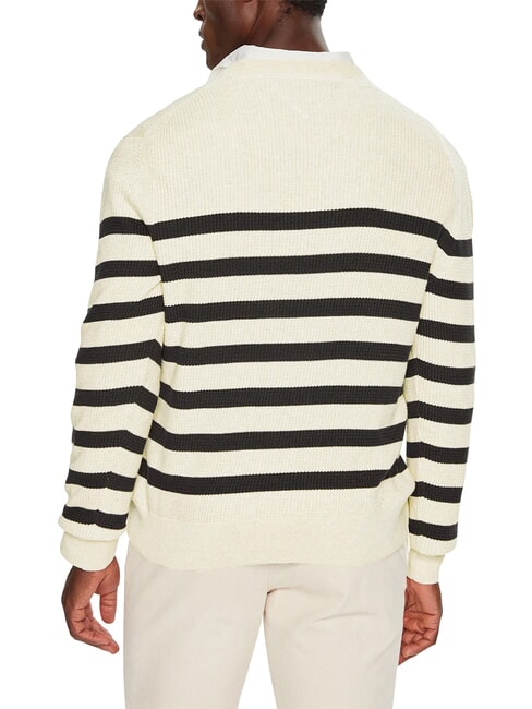 TH Crew neck cotton sweater oatmilk htr / desert sky - Men's Sweaters