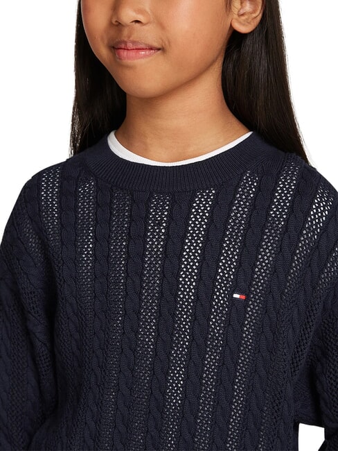 TH Crew neck cotton sweater desert sky - Children's Sweaters
