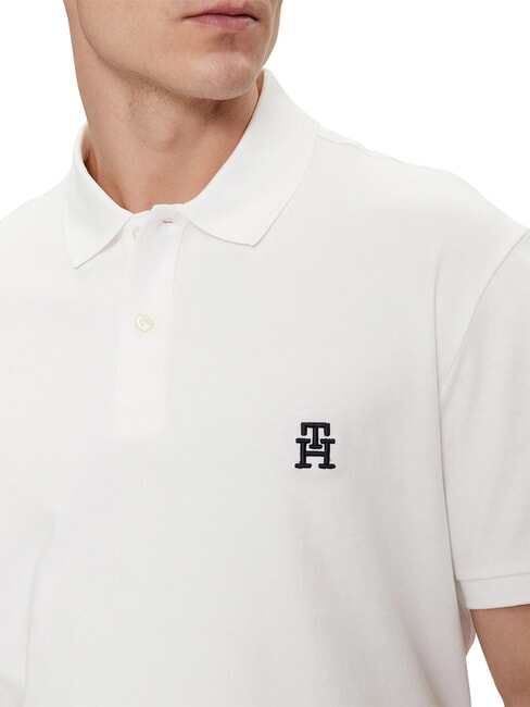 TH Short-sleeved polo shirt white - Polo shirt