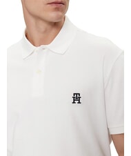 TOMMY HILFIGER TH Short-sleeved polo shirt white - Polo shirt - 4