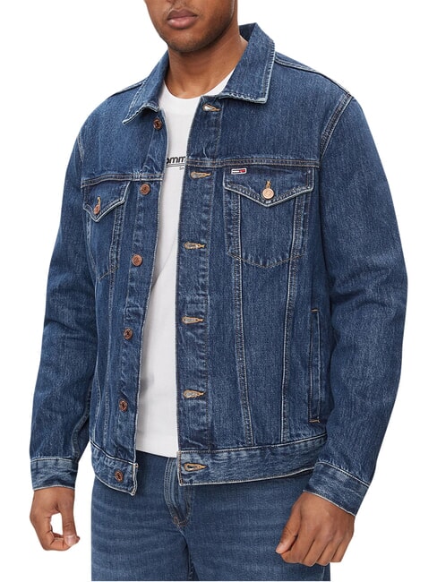 TH JEANS Crew neck cotton sweater black - Men's Sweaters