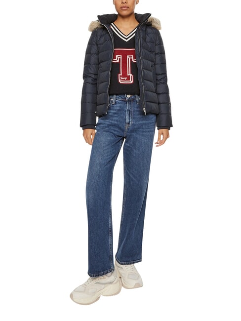 TH JEANS Down filled comforter dark night navy - Women's down jackets