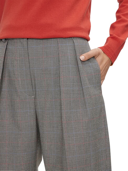 TH Pants global stp check/ s/ texture h grey - Women's Pants