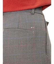 TOMMY HILFIGER TH Pants global stp check/ s/ texture h grey - Women's Pants - 5