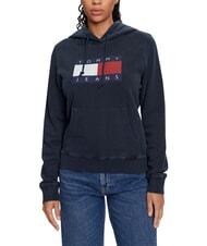 TOMMY HILFIGER TH JEANS Cotton sweatshirt dark night navy - Women's Sweatshirts - 2