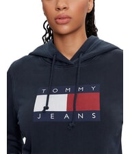 TOMMY HILFIGER TH JEANS Cotton sweatshirt dark night navy - Women's Sweatshirts - 5
