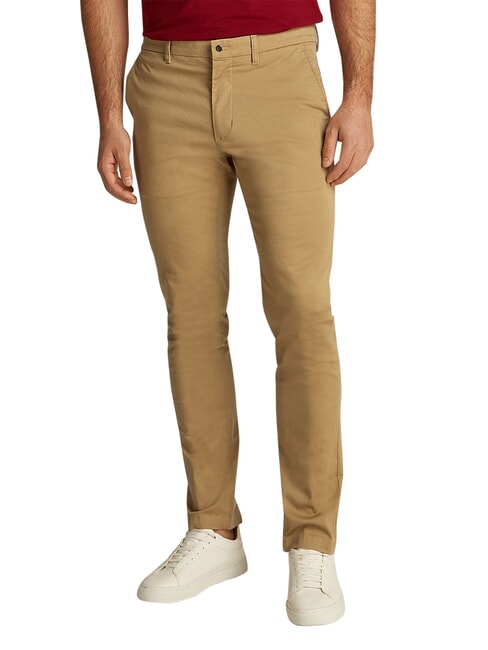 TH BLEECKER Chino Pants classic khaki - Trousers