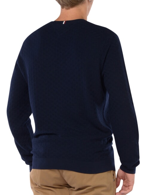 TH Crew neck cotton sweater desert sky - Men's Sweaters