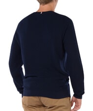 TOMMY HILFIGER TH Crew neck cotton sweater desert sky - Men's Sweaters - 2
