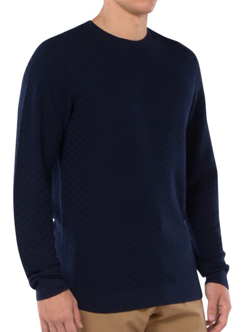 TH Crew neck cotton sweater desert sky - Men's Sweaters