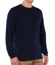 TOMMY HILFIGER TH Crew neck cotton sweater desert sky - Men's Sweaters - 3