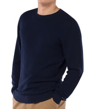 TOMMY HILFIGER TH Crew neck cotton sweater desert sky - Men's Sweaters - 4
