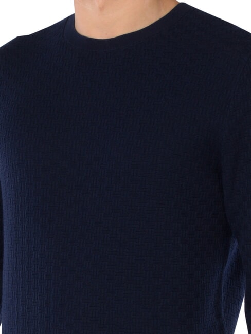 TH Crew neck cotton sweater desert sky - Men's Sweaters