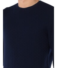 TOMMY HILFIGER TH Crew neck cotton sweater desert sky - Men's Sweaters - 5