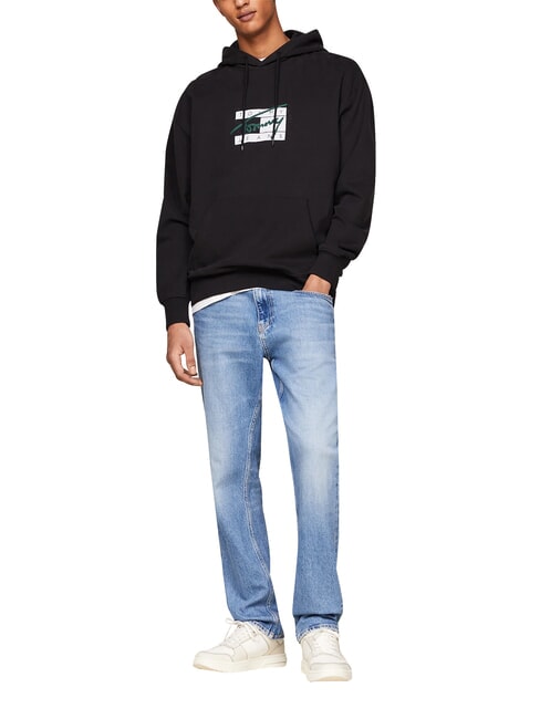 TH JEANS Cotton sweatshirt black - Sweatshirts