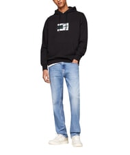 TOMMY HILFIGER TH JEANS Cotton sweatshirt black - Sweatshirts - 3
