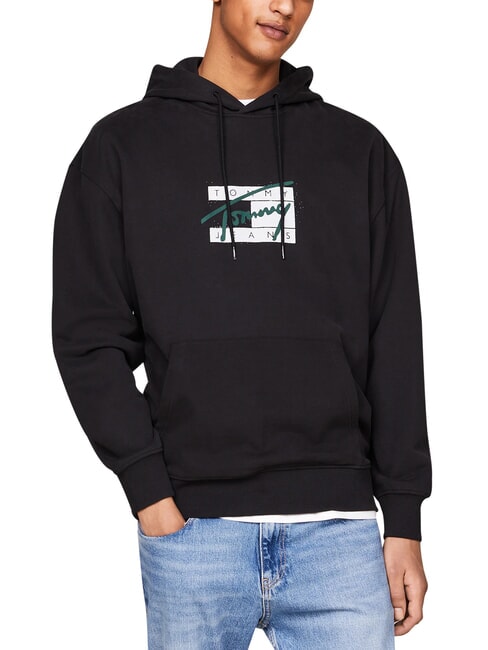 TH JEANS Cotton sweatshirt black - Sweatshirts