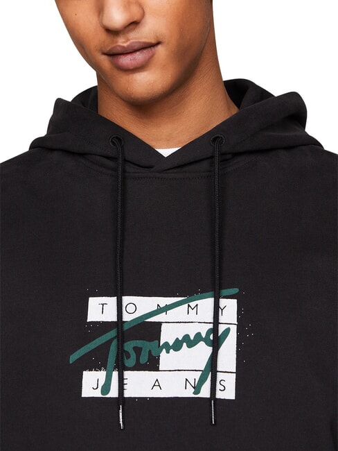 TH JEANS Cotton sweatshirt black - Sweatshirts