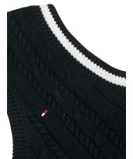 TOMMY HILFIGER TH Knitted vest, v-neck desert sky - Children's Sweaters - 3