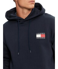 TOMMY HILFIGER TH JEANS Sweatshirt with pocket and hood dark night navy - Sweatshirts - 4