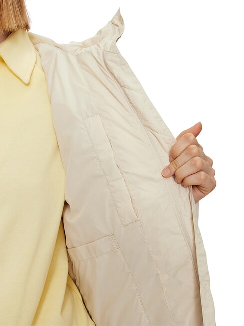 TH JEANS Puffer jacket with hood newsprint - Women's down jackets