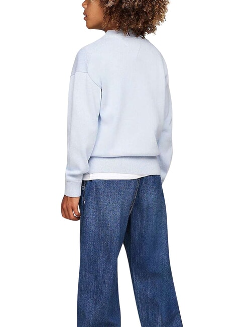 TH KIDS Cotton crew neck sweater breezy blue - Children's Sweaters