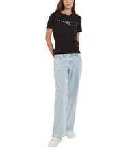 TOMMY HILFIGER TH 1985 Cotton T-Shirt black - T-shirt - 3
