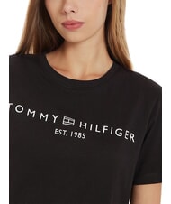TOMMY HILFIGER TH 1985 Cotton T-Shirt black - T-shirt - 4