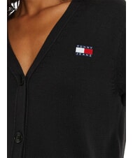 TOMMY HILFIGER TH JEANS Cotton cardigan black - Women's Sweaters - 5