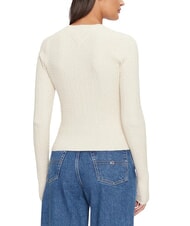 TOMMY HILFIGER TH JEANS Long-sleeved cardigan - Women's Sweaters