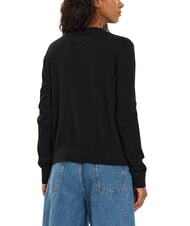 TOMMY HILFIGER TH JEANS V-neck sweater black - Women's Sweaters - 3